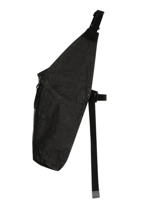 Boris Bidjan Saberi buckled one-shoulder gilet - Black