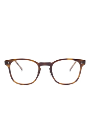Dunhill round-frame glasses - Brown