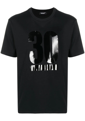 Undercover tape print T-shirt - Black