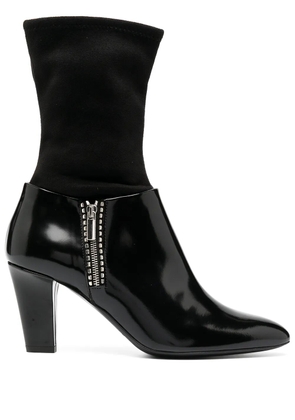 Emporio Armani sock ankle boots - Black