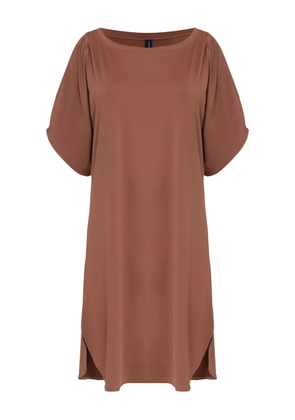 Lygia & Nanny Allat cut-shoulder dress - Brown