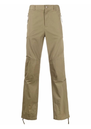 Helmut Lang zip-pocket straight-leg trousers - Green