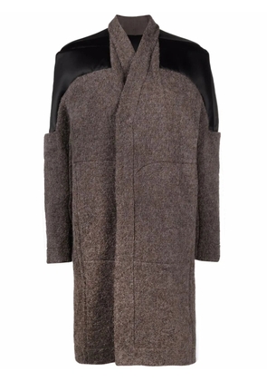 Rick Owens long-sleeve coat - Brown