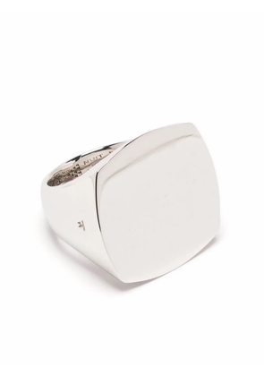 Tom Wood Clean Cushion sterling silver ring