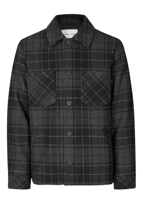 SAMSOE SAMSOE Pally plaid overshirt - Grey