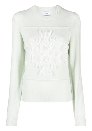 Barrie 3D logo cashmere jumper - Green