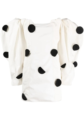 Jacquemus La Robe Taffetas minidress - White