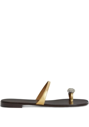 Giuseppe Zanotti Icon Ring sandals - Gold