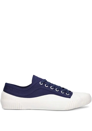 A.P.C. Iggy canvas lace-up sneakers - Blue
