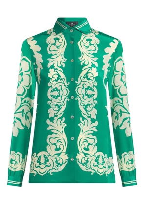 ETRO silk shirt - Green