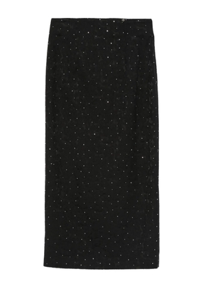 NISSA embellished midi skirt - Black