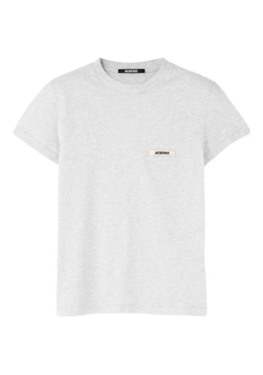 Jacquemus logo-embroidered t-shirt - Grey