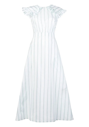 Calvin Klein striped pioneer dress - White