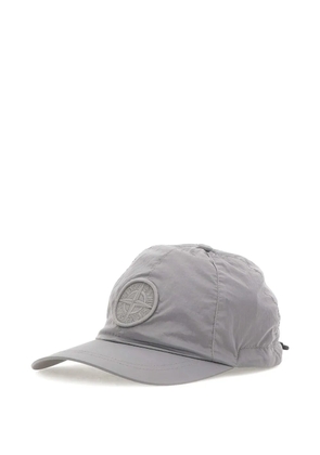 Stone Island compass logo baseball cap - Grey