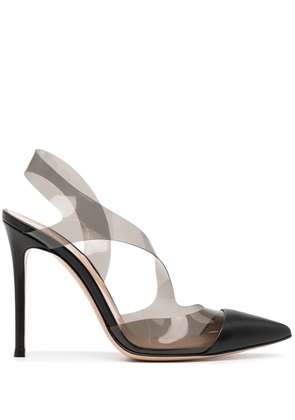 Gianvito Rossi clear-strap pumps - Black