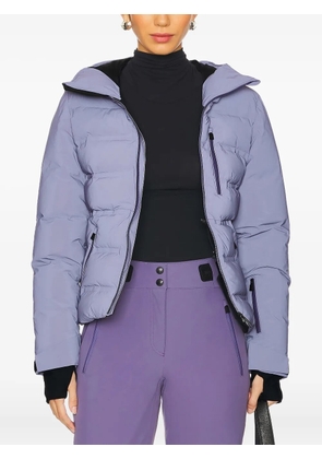 Aztech Mountain hooded puffer ski jacket - Purple