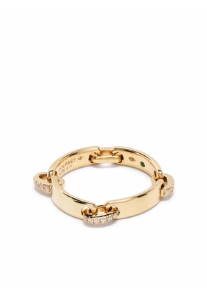 Courbet 18kt recycled yellow gold CELESTE laboratory-grown diamond band ring