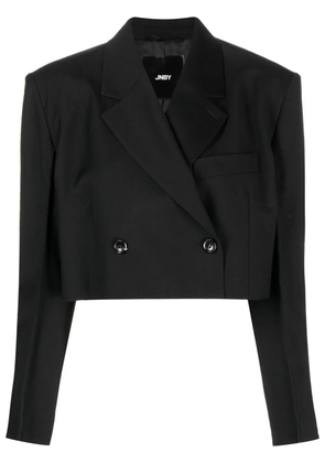 JNBY cropped.double-breasted blazer - Black