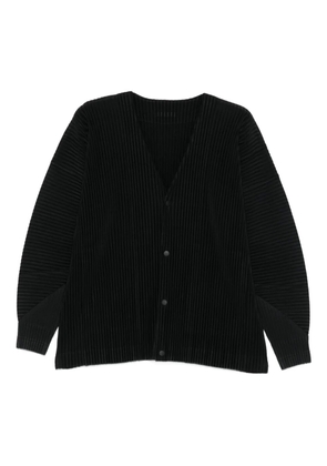 Homme Plissé Issey Miyake buttoned plissé cardigan - Black