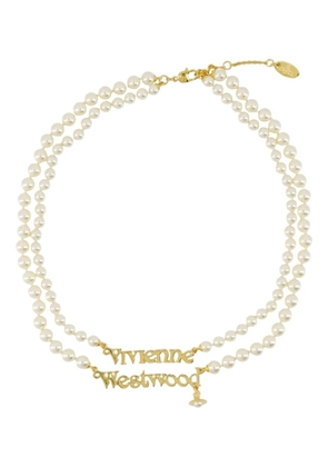 Vivienne Westwood pearl double-strand necklace - Gold