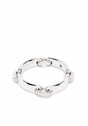Courbet 18kt recycled white gold CELESTE laboratory-grown diamond band ring - Silver