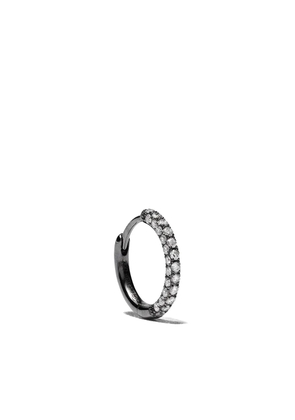 We by WHITEbIRD 18kt black gold Giulia diamond single hoop