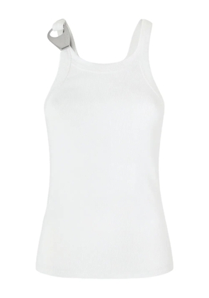 PINKO ribbed tank top - White