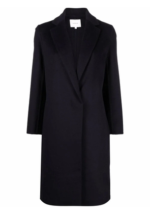 Vince single-breasted fitted coat - Blue