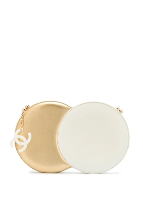 CHANEL Pre-Owned 2006 double circle clutch - Gold