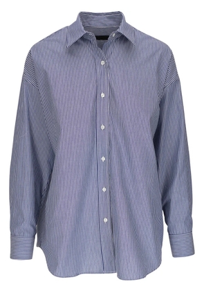 Nili Lotan striped cotton shirt - Blue