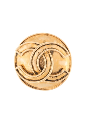 CHANEL Pre-Owned 1994 CC logo brooch - Gold