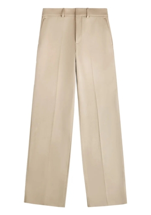 Tod's wide-leg cotton trousers - Neutrals