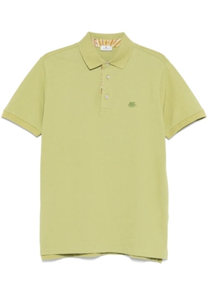 ETRO logo-embroiderde polo shirt - Green