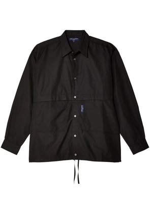 Comme des Garçons Homme long-sleeve cotton shirt - Black