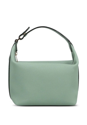 Valextra Mochi leather mini tote bag - Green