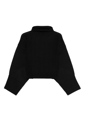 Homme Plissé Issey Miyake Mc June pleated high-neck T-shirt - Black