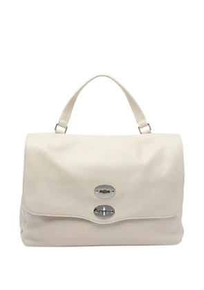 Zanellato Postina® double-fastening leather tote bag - Neutrals