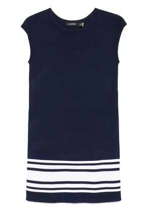 Lauren Ralph Lauren stripe-detail short dress - Blue