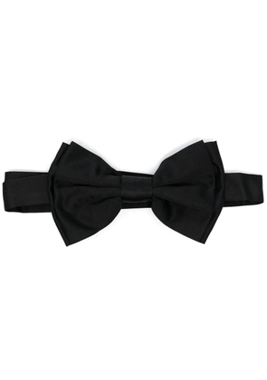 Boglioli satin-finish bow tie - Black