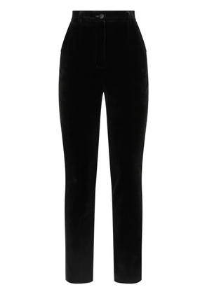 Dolce & Gabbana tailored velvet trousers - Black