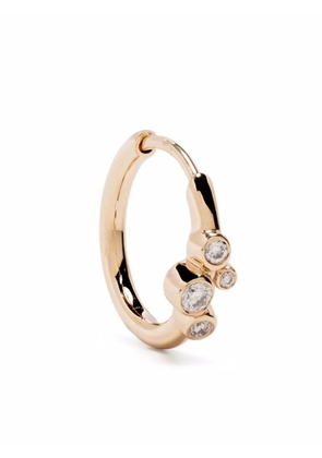 Maria Black 14kt yellow gold Elena diamond huggie earring