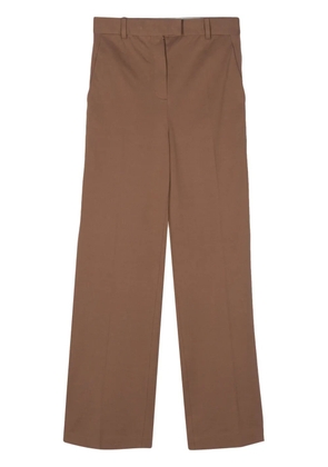 Circolo 1901 piqué-weave straight trousers - Brown
