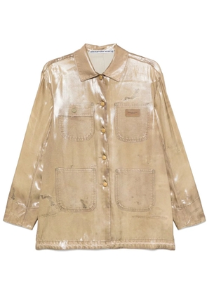 Alexander Wang trompe l'oeil-print shirt - Neutrals