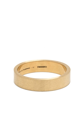 Le Gramme 18kt yellow gold ribbon brushed ring