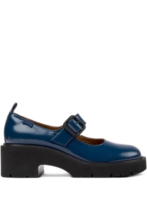 Camper 54mm Milah buckled platform loafers - Blue