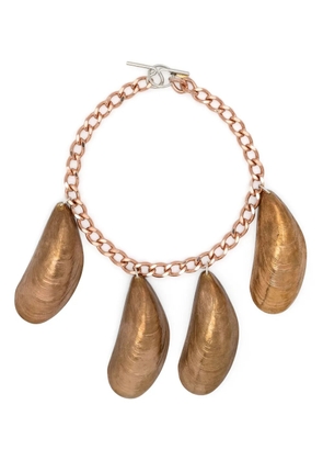 Wouters & Hendrix large-mussels chain necklace - Gold