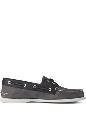 Sperry Top-Sider A/O 2 Eye leather 'Grey/Black' boat shoes