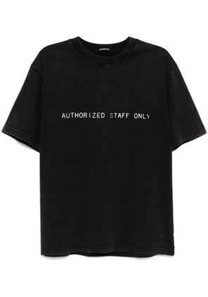 Ground Zero graphic-print T-shirt - Black