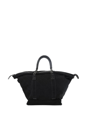 CHANEL Pre-Owned 2015 large diamond-quilted travel bag - Black