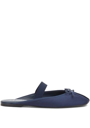 3.1 Phillip Lim bow-detail pleated mules - Blue